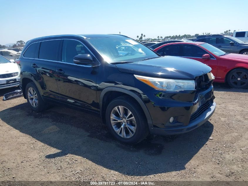 2015 TOYOTA HIGHLANDER XLE V6