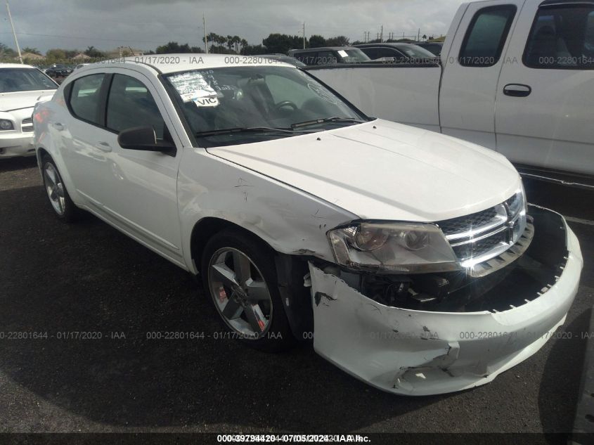 2012 DODGE AVENGER SE