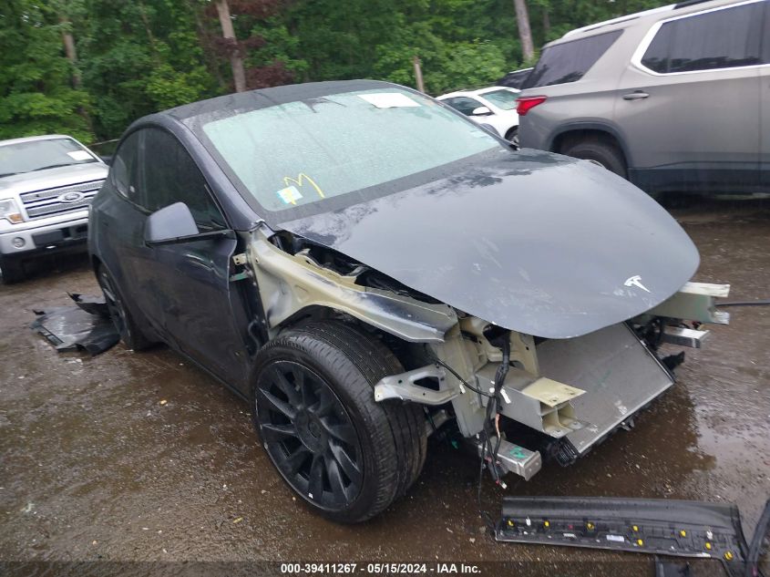 2022 TESLA MODEL Y LONG RANGE DUAL MOTOR ALL-WHEEL DRIVE