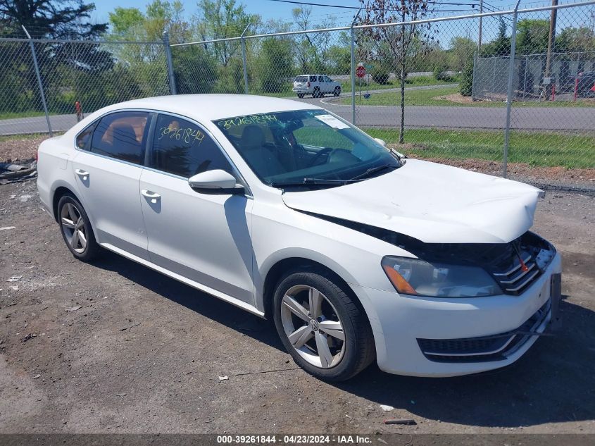 2012 VOLKSWAGEN PASSAT 2.5L SE