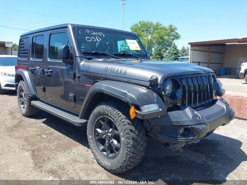 2021 JEEP WRANGLER UNLIMITED WILLYS 4X4