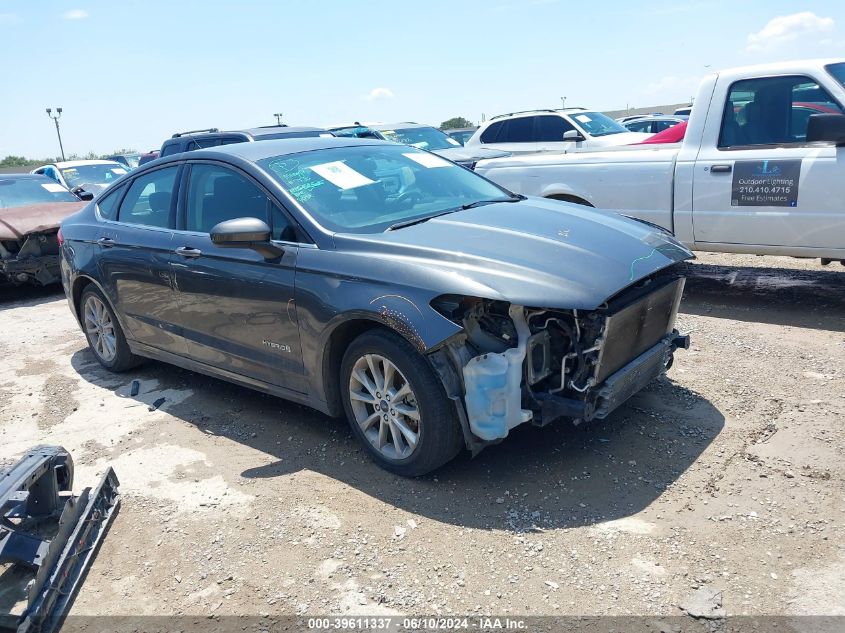 2017 FORD FUSION HYBRID SE