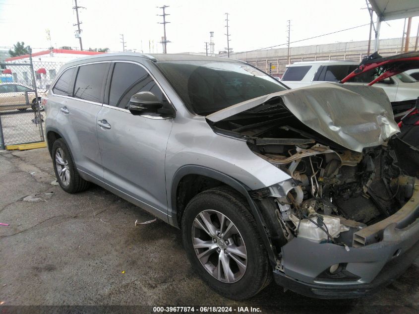 2014 TOYOTA HIGHLANDER XLE V6