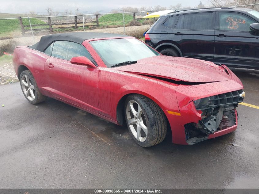 2013 CHEVROLET CAMARO 2LT