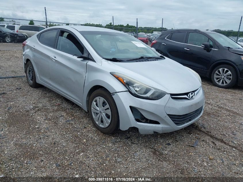 2016 HYUNDAI ELANTRA SE/SPORT/LIMITED