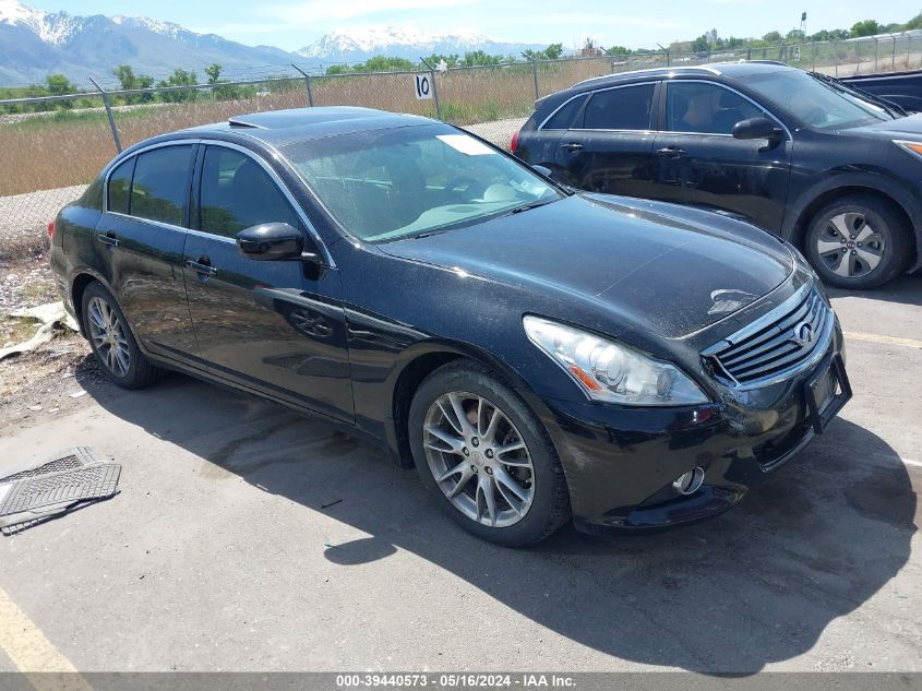 2013 INFINITI G37X