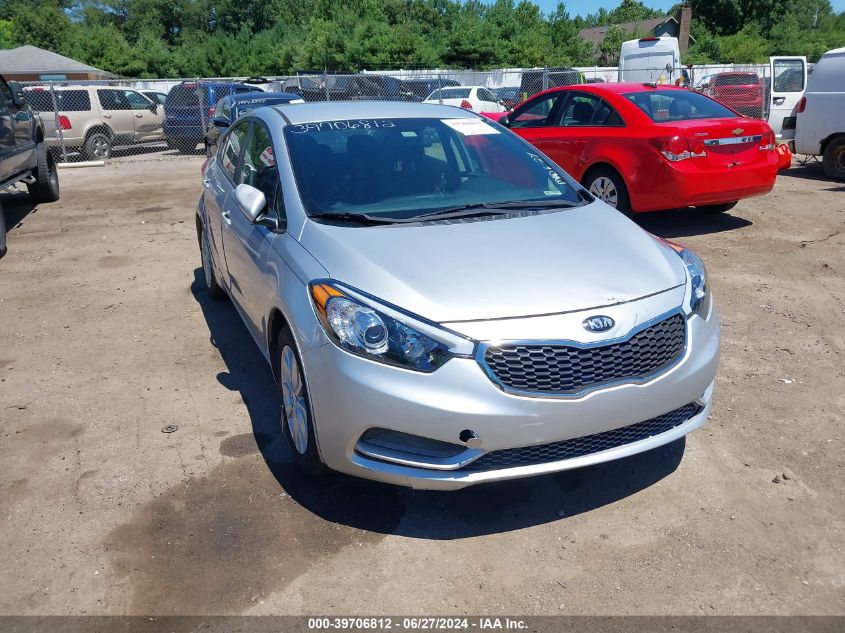 2016 KIA FORTE LX