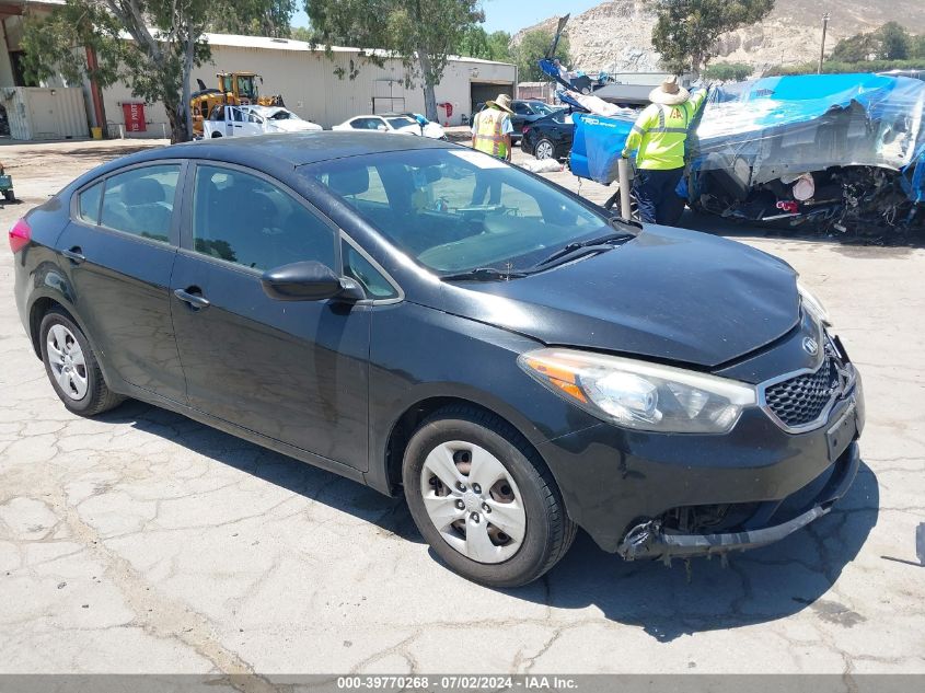 2016 KIA FORTE LX