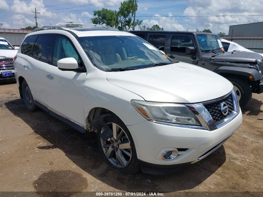 2014 NISSAN PATHFINDER PLATINUM