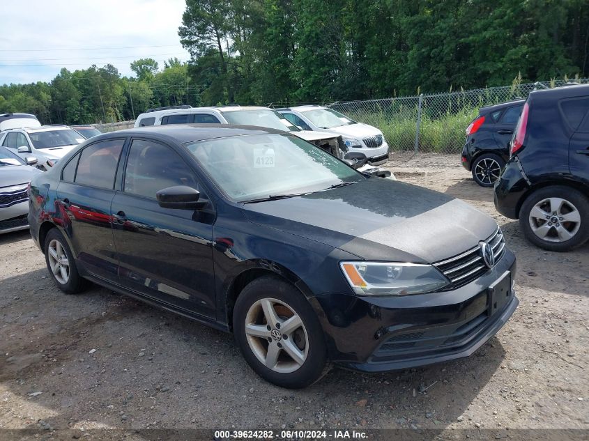 2015 VOLKSWAGEN JETTA 2.0L S