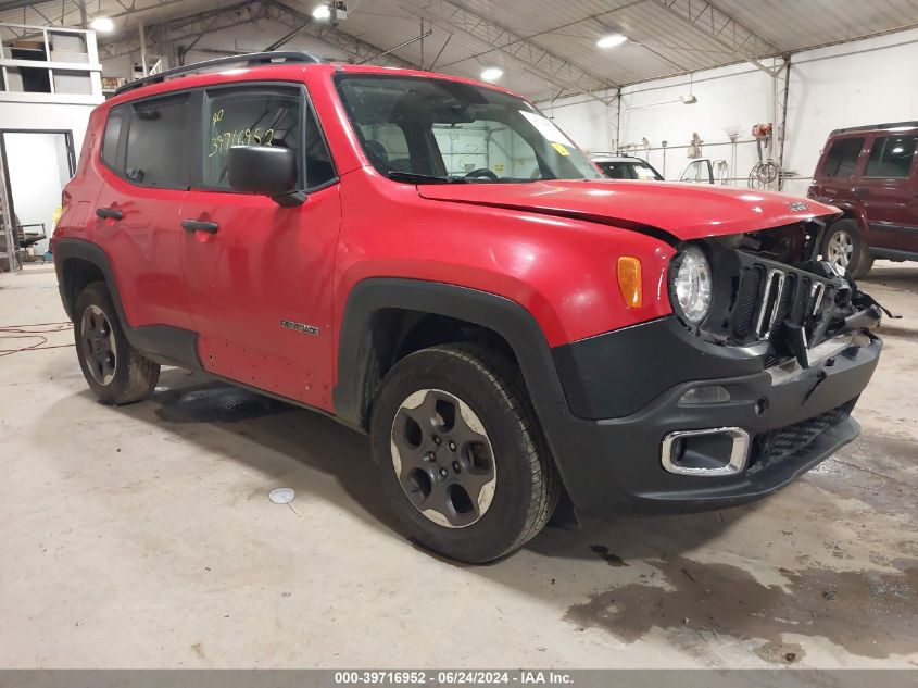 2017 JEEP RENEGADE SPORT 4X4