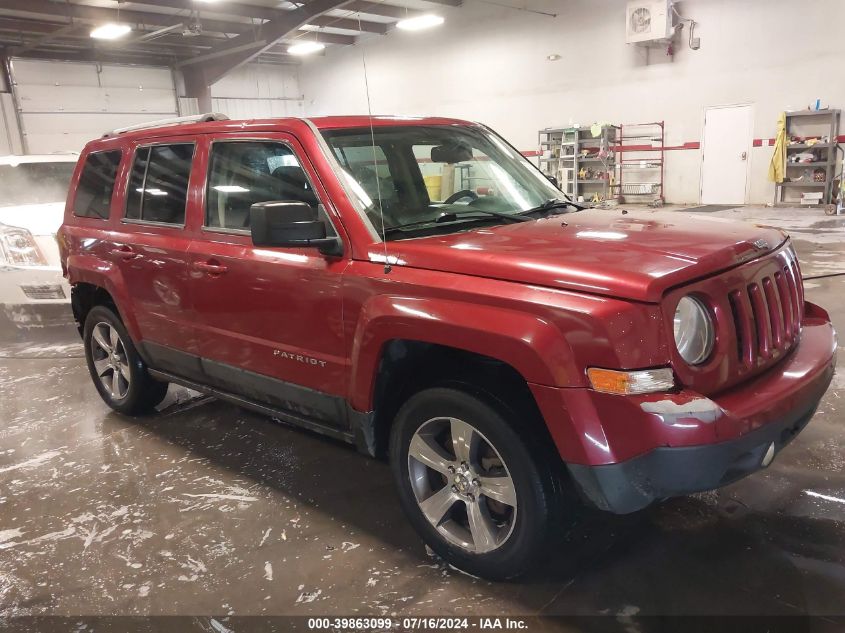 2016 JEEP PATRIOT HIGH ALTITUDE EDITION