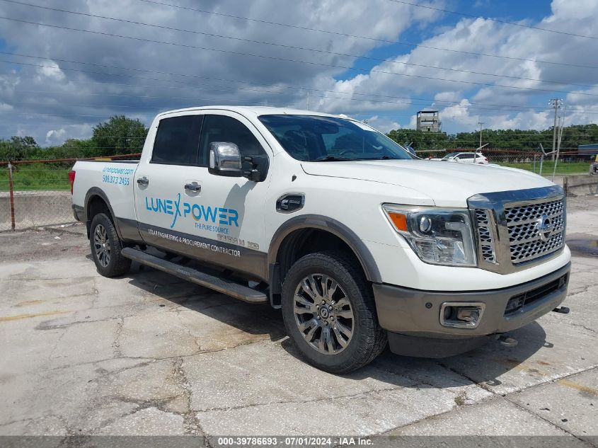 2017 NISSAN TITAN XD PLATINUM RESERVE DIESEL