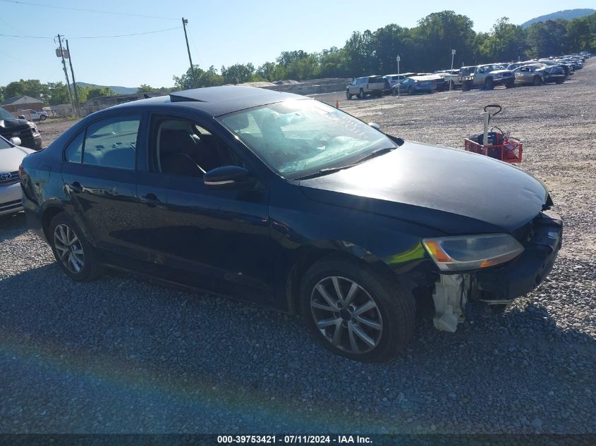 2012 VOLKSWAGEN JETTA 2.5L SE