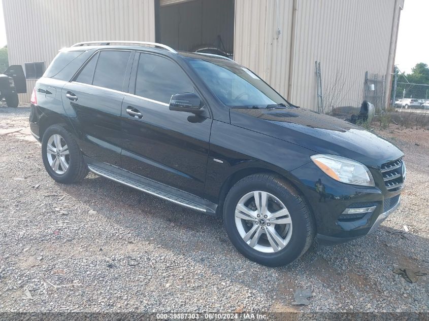 2012 MERCEDES-BENZ ML 350 350 4MATIC