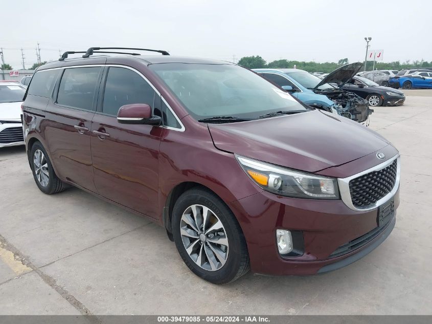 2016 KIA SEDONA SX