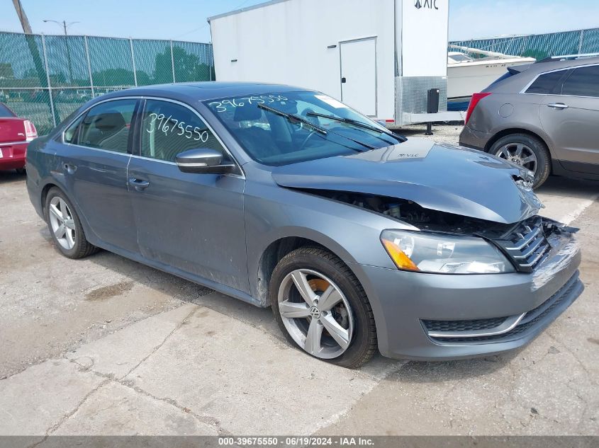 2013 VOLKSWAGEN PASSAT 2.0L TDI SE