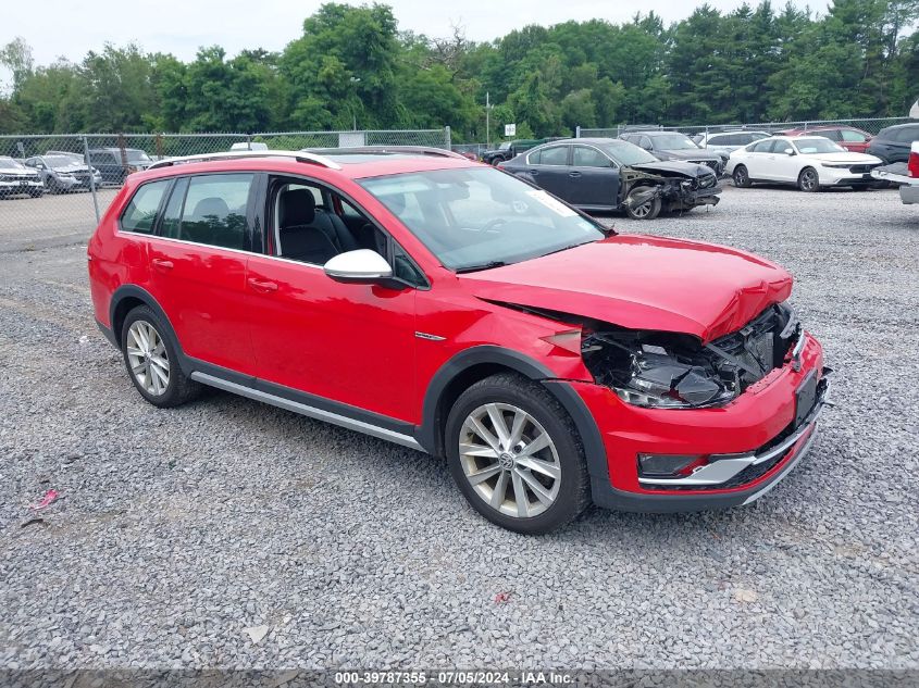 2019 VOLKSWAGEN GOLF ALLTRACK TSI S/TSI SE/TSI SEL