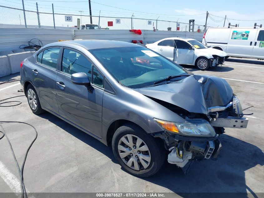 2012 HONDA CIVIC LX