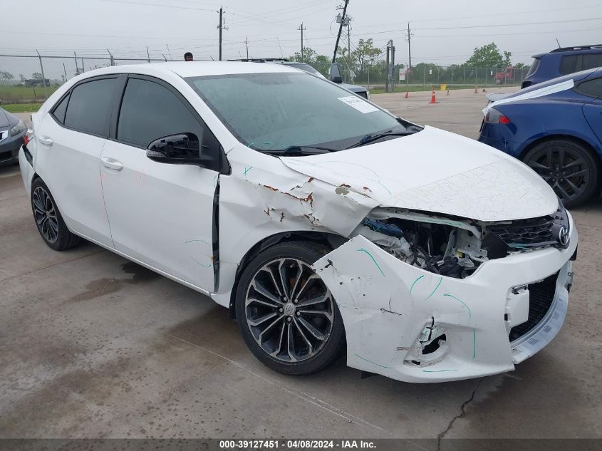 2016 TOYOTA COROLLA S PLUS