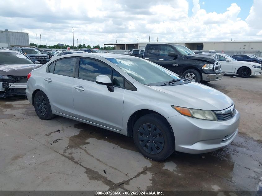 2012 HONDA CIVIC LX