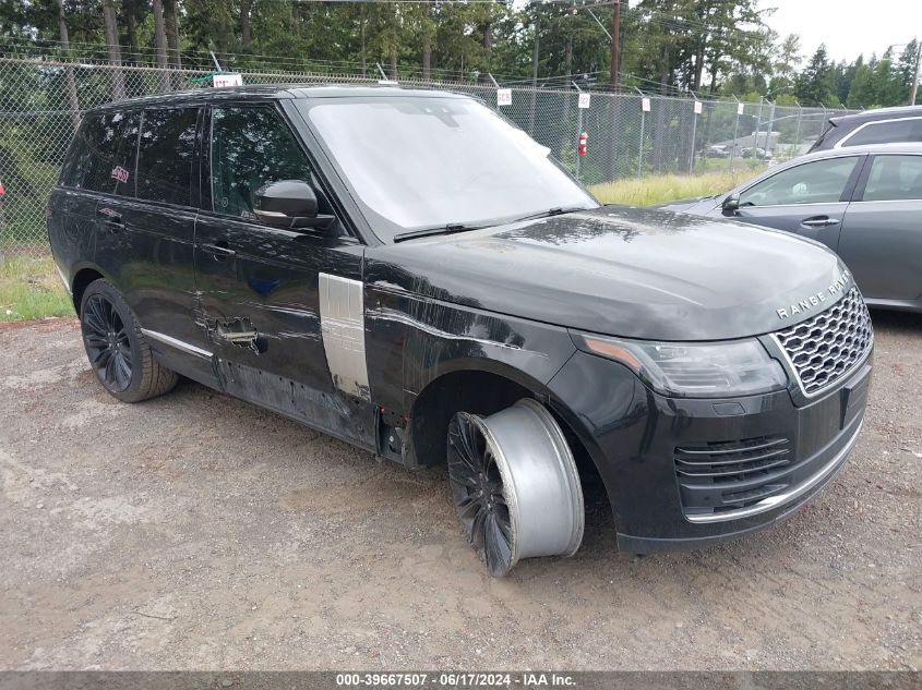 2019 LAND ROVER RANGE ROVER 5.0L V8 SUPERCHARGED