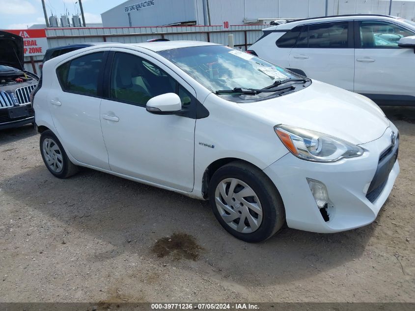 2015 TOYOTA PRIUS C ONE