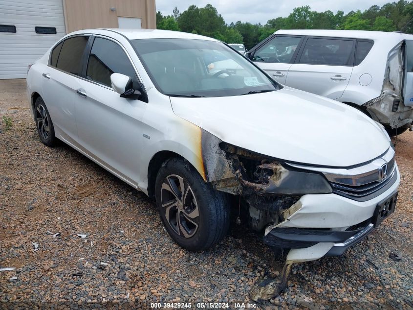 2016 HONDA ACCORD LX