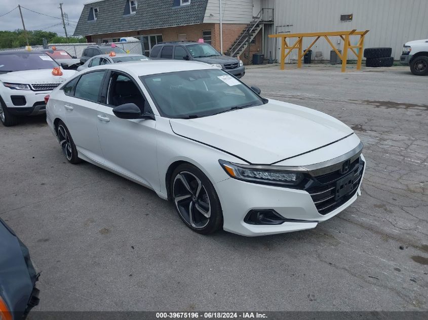 2021 HONDA ACCORD SPORT