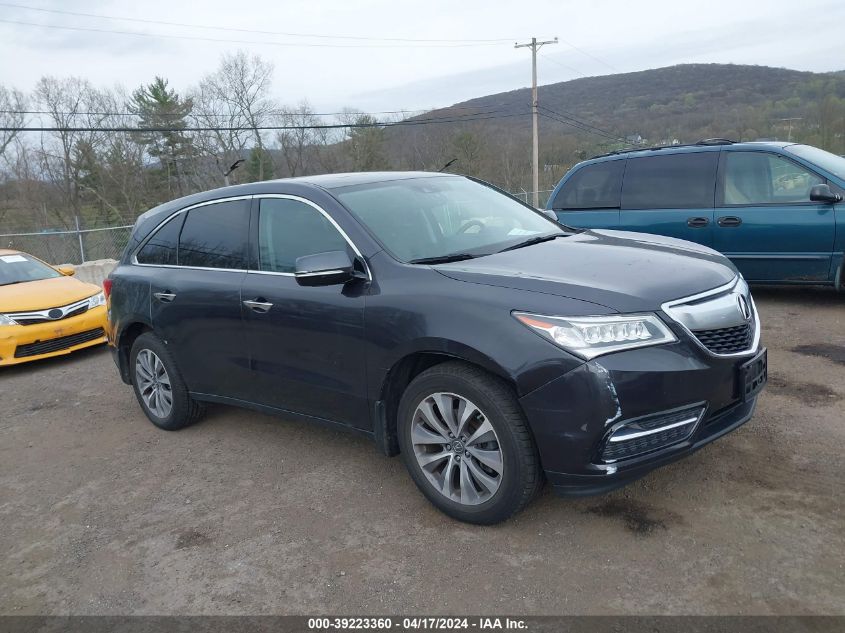 2015 ACURA MDX TECHNOLOGY PACKAGE