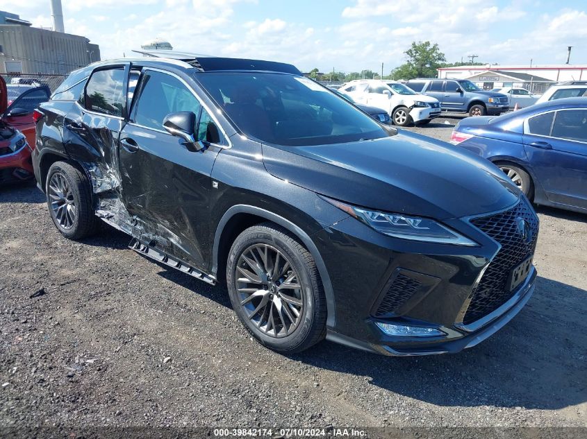 2021 LEXUS RX 350 F SPORT HANDLING