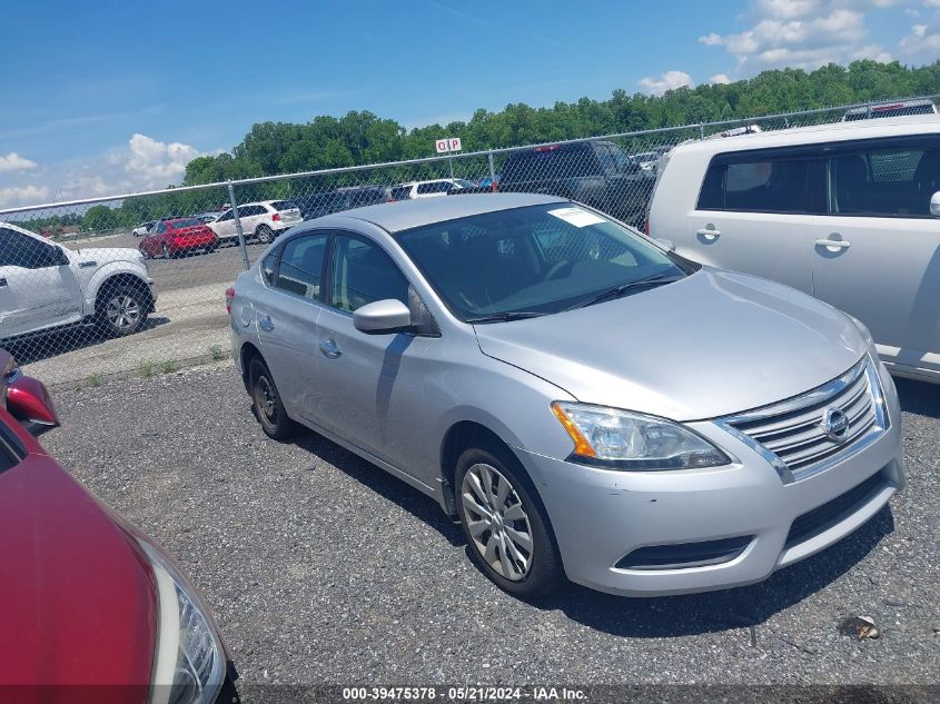 2014 NISSAN SENTRA S/SV/SR/SL