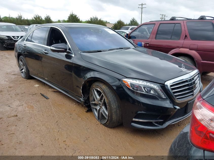 2015 MERCEDES-BENZ S 550 4MATIC