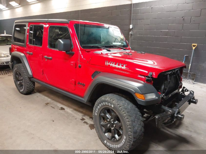 2021 JEEP WRANGLER UNLIMITED WILLYS 4X4