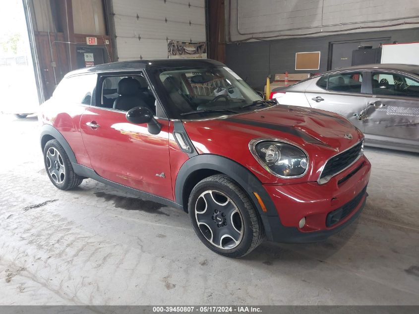 2013 MINI PACEMAN COOPER S