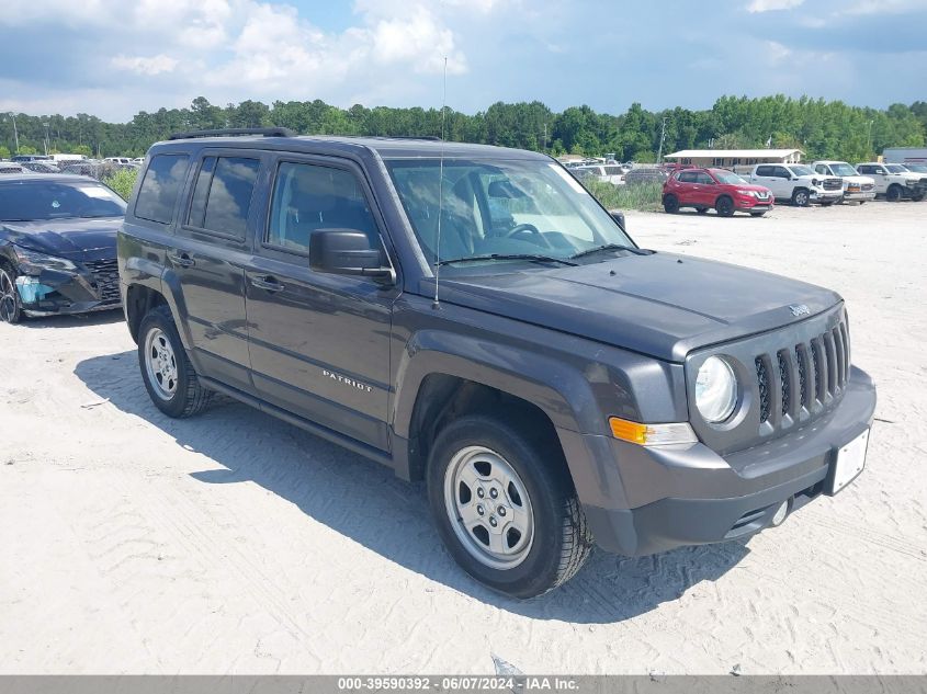 2017 JEEP PATRIOT SPORT FWD