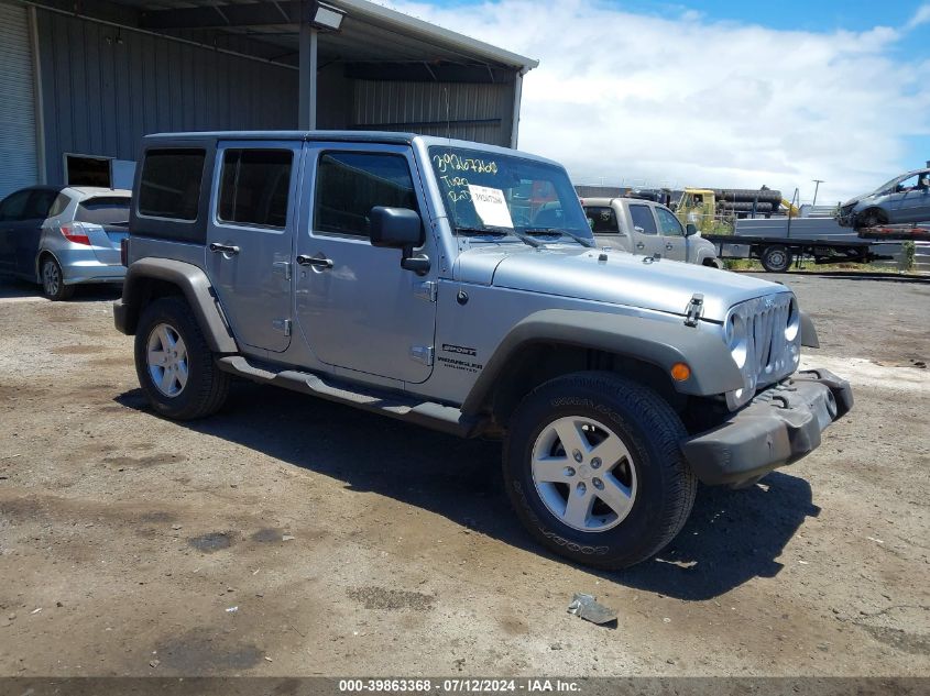 2017 JEEP WRANGLER UNLIMITED SPORT 4X4