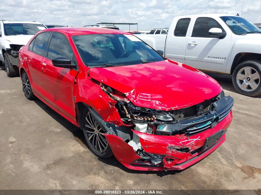 2016 VOLKSWAGEN JETTA 1.8T SPORT