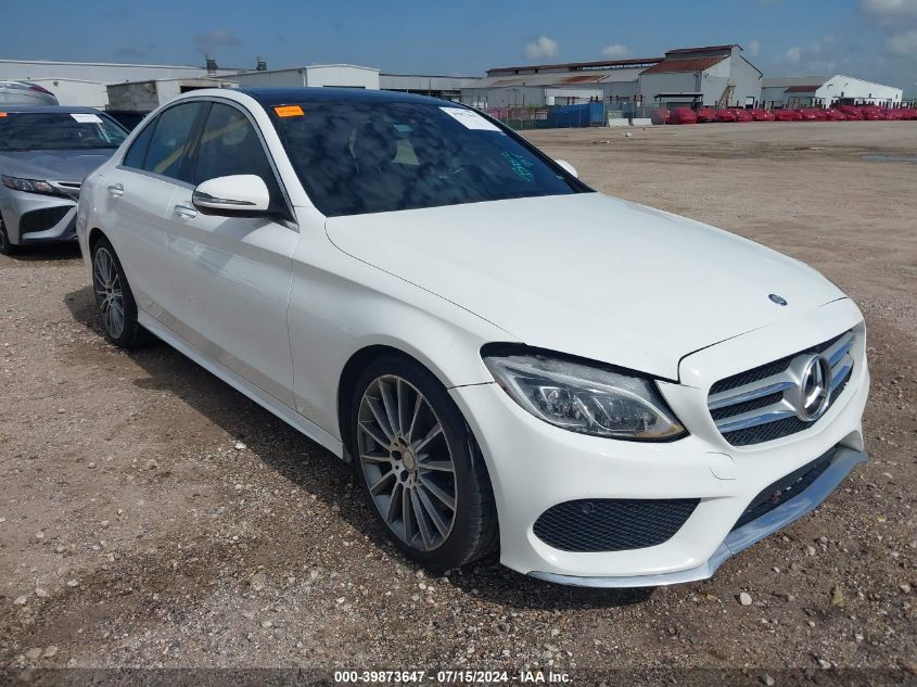 2016 MERCEDES-BENZ C 300 4MATIC/LUXURY 4MATIC/SPORT 4MATIC