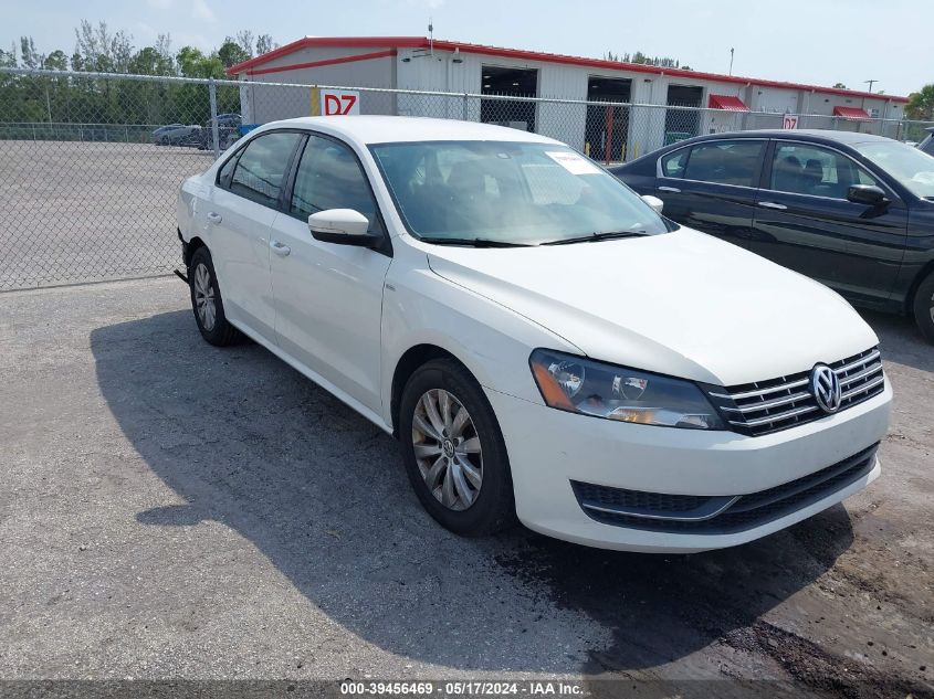 2015 VOLKSWAGEN PASSAT 1.8T WOLFSBURG EDITION