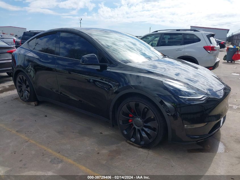 2022 TESLA MODEL Y PERFORMANCE DUAL MOTOR ALL-WHEEL DRIVE