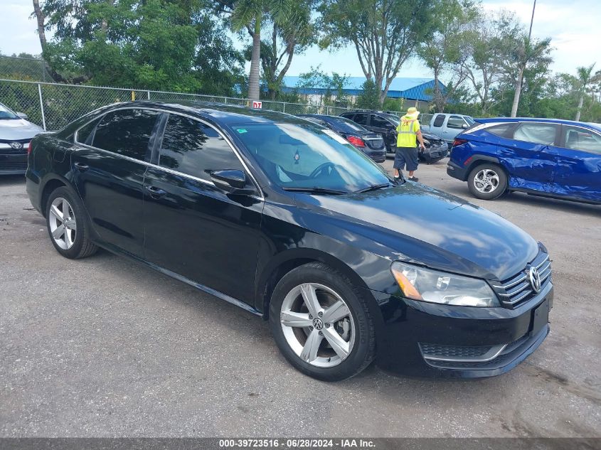 2012 VOLKSWAGEN PASSAT 2.5L SE