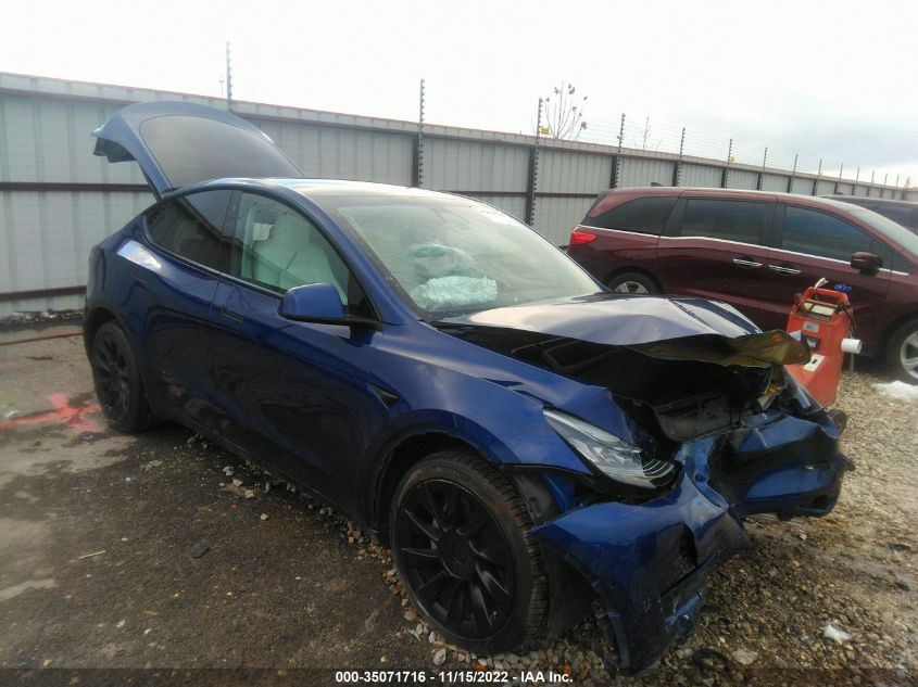 2020 TESLA MODEL Y LONG RANGE DUAL MOTOR ALL-WHEEL DRIVE