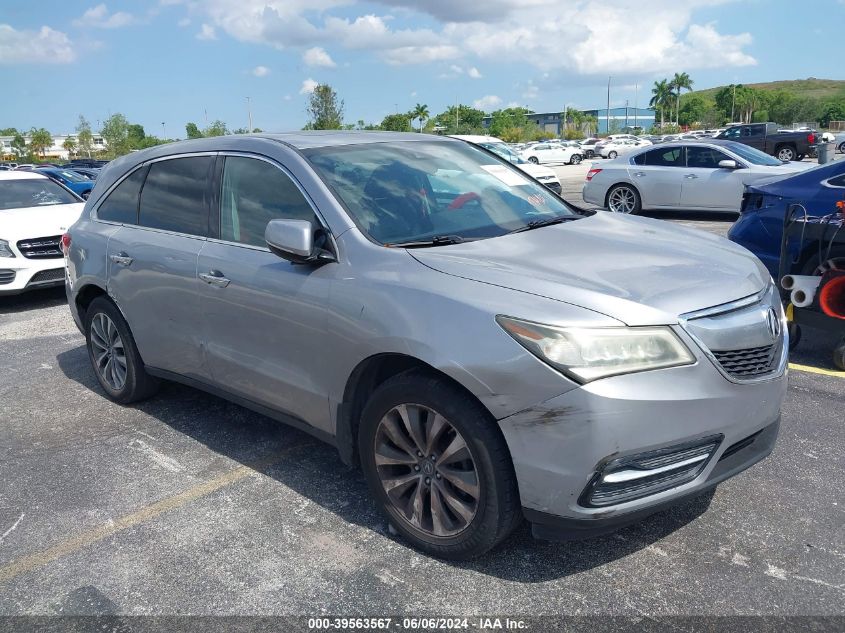 2016 ACURA MDX TECHNOLOGY   ACURAWATCH PLUS PACKAGES/TECHNOLOGY PACKAGE