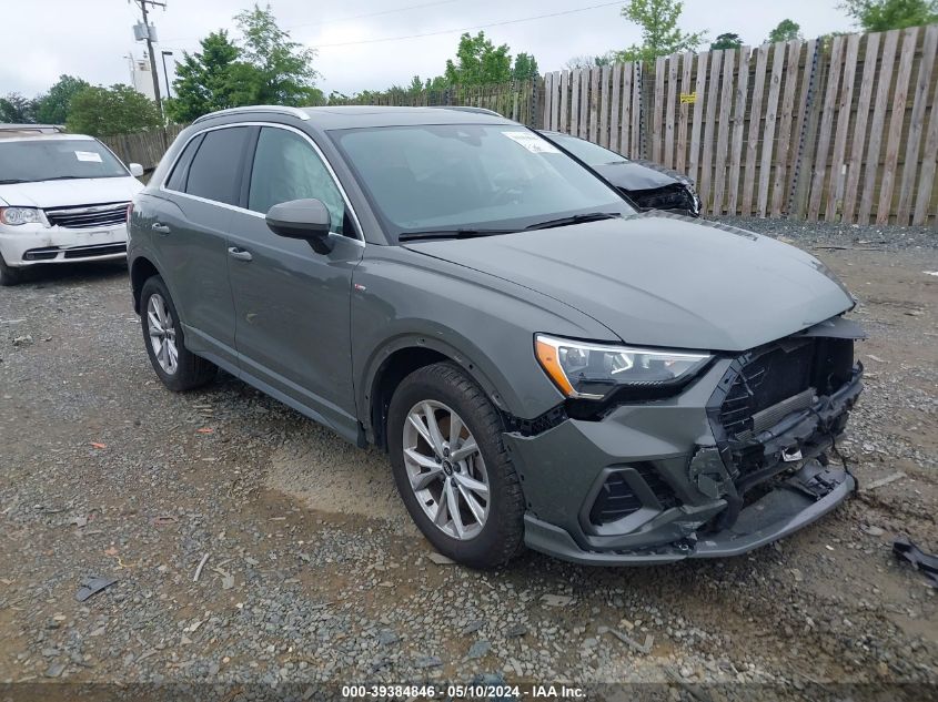 2021 AUDI Q3 PREMIUM 45 TFSI S LINE QUATTRO TIPTRONIC