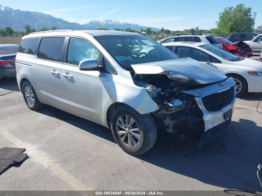 2016 KIA SEDONA LX