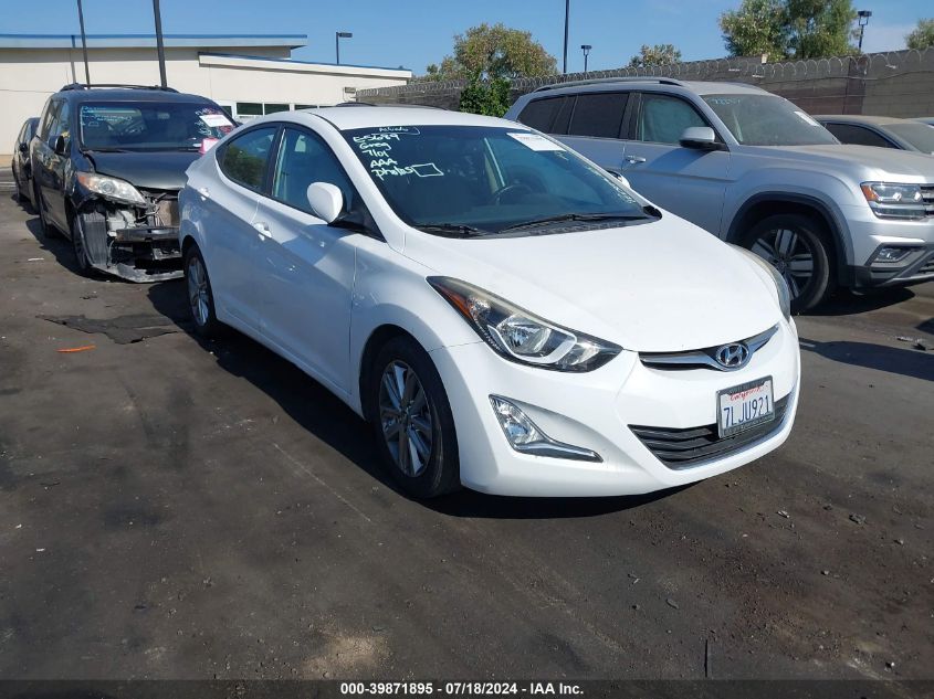 2016 HYUNDAI ELANTRA SE