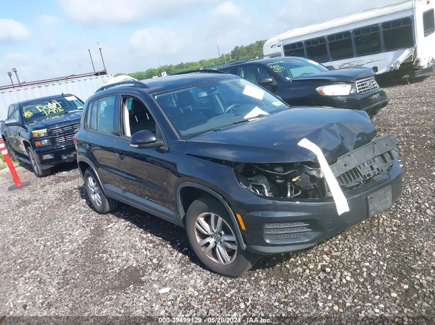 2016 VOLKSWAGEN TIGUAN S