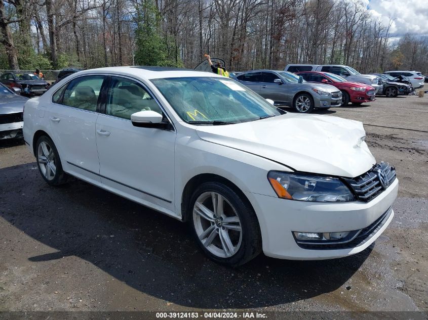 2014 VOLKSWAGEN PASSAT 2.0L TDI SE