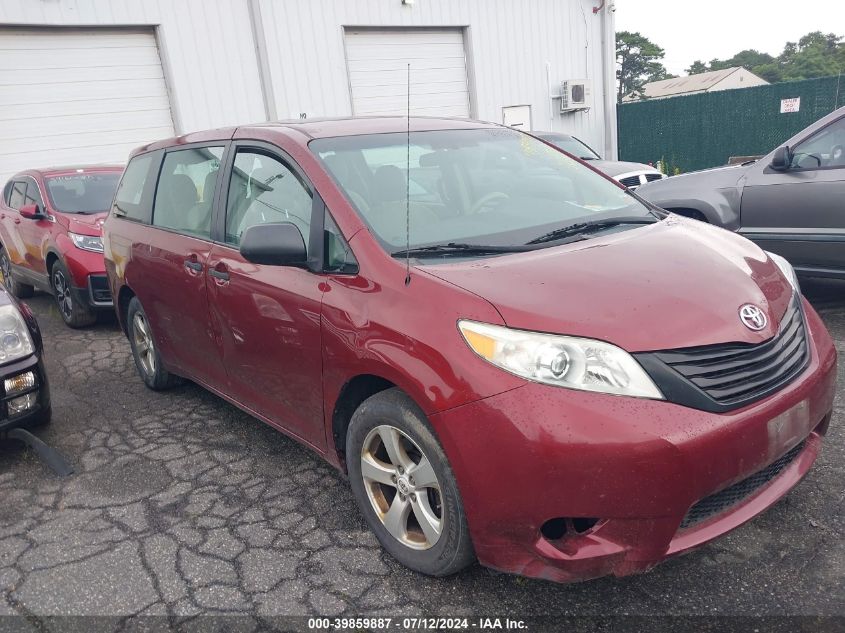 2011 TOYOTA SIENNA BASE V6